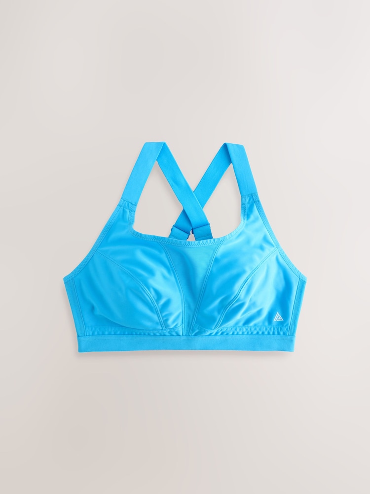 טורקיז - Active Sports High Impact Dry Tech Crop Top - תמונה 4 מתוך 4