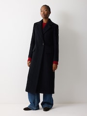 أزرق - معطف ماكسي من الصوف City من Jigsaw - Image 1 of 2