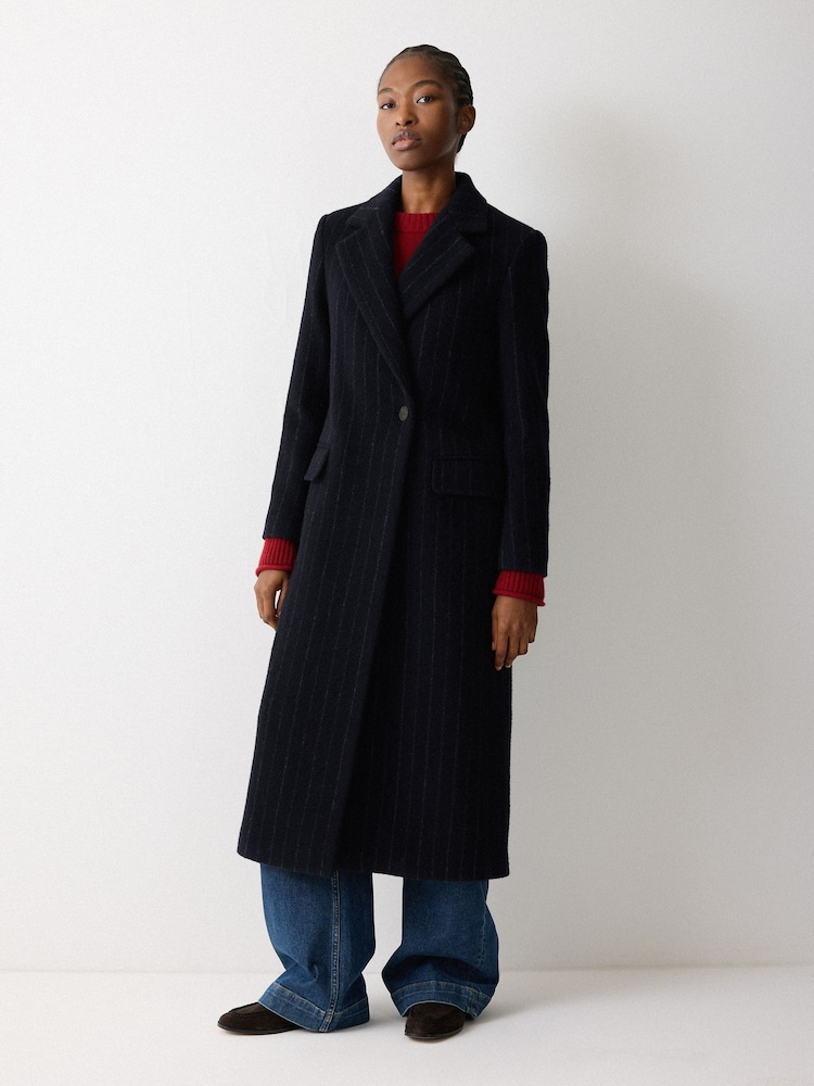 أزرق - معطف ماكسي من الصوف City من Jigsaw - Image 1 of 2