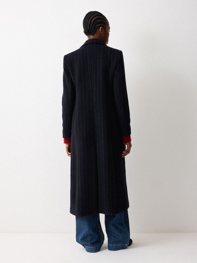 أزرق - معطف ماكسي من الصوف City من Jigsaw - Image 2 of 2