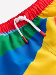 Boden Blue Sunshine Rainbow Swim Shorts - Image 3 of 3