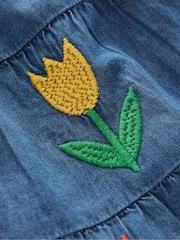 Boden Blue Twirly Denim Dress - Image 4 of 4