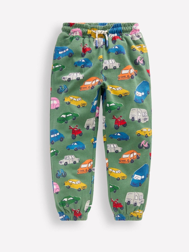 Boden Relaxed Vehicle Printed Joggers - Imaginea 1 din 3