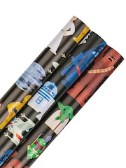 Hallmark 3 x 2m Star Wars Characters Wrapping Paper - Image 2 of 6