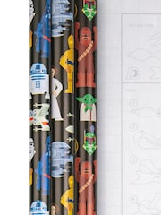 Hallmark 3 x 2m Star Wars Characters Wrapping Paper - Image 3 of 6