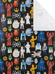 Hallmark 3 x 2m Star Wars Characters Wrapping Paper - Image 4 of 6