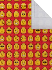 Hallmark 3 x 2m Rolls Lego Heads Wrapping Paper - Image 4 of 6