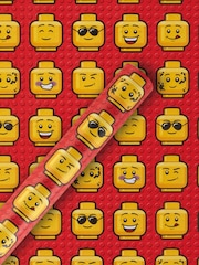 Hallmark 3 x 2m Rolls Lego Heads Wrapping Paper - Image 5 of 6
