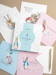 Hallmark 10 Pack White Peter Rabbit Cards In 5 Designs - Image 1 of 4