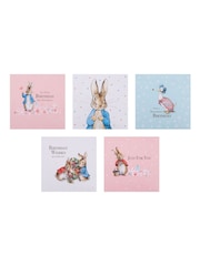 Hallmark 10 Pack White Peter Rabbit Cards In 5 Designs - Image 3 of 4