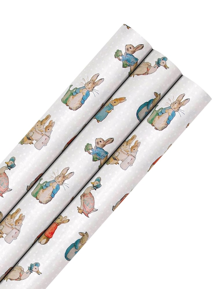 Hallmark 3 x 2m Peter Rabbit Wrapping Paper - Image 2 of 5 Hallmark 3 x 2m Peter Rabbit Wrapping Paper - Image 2 of 5