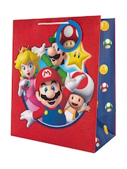Hallmark Red 3 Large Super Mario Bros Gift Bag - Image 4 of 6