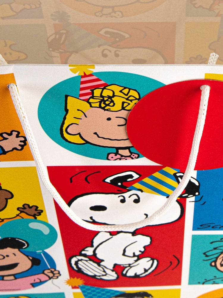 Hallmark Red 3 Large Snoopy & Peanuts Gang Gift Bag - Image 6 of 6 Hallmark Red 3 Large Snoopy & Peanuts Gang Gift Bag - Image 6 of 6