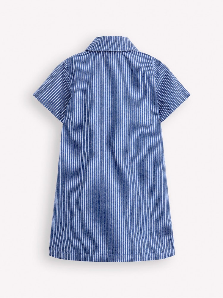 Boden Blue Denim Shirt Dress - Image 2 of 3