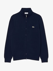 Chandail Lacoste zippé en coton à Col montant Coupe classique - Image 5 de 7