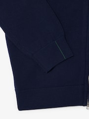 Chandail Lacoste zippé en coton à Col montant Coupe classique - Image 6 de 7