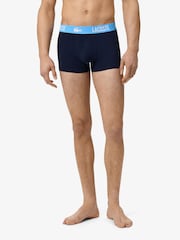 Lacoste Blue Logo Waist Stretch Cotton Trunks 5 Pack - Image 5 of 6