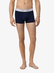Lacoste Blue Logo Waist Stretch Cotton Trunks 5 Pack - Image 6 of 6