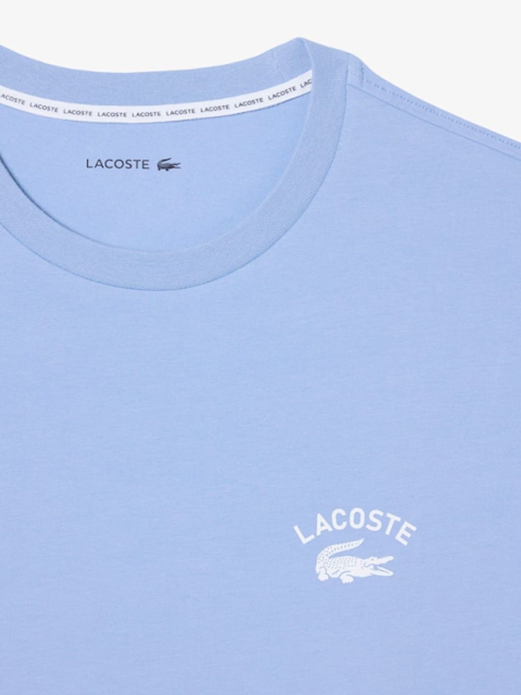 Conjunto de pijama de punto de franela de cuadros de Lacoste - Imagen 2 de 4