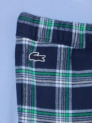 Conjunto de pijama de punto de franela de cuadros de Lacoste - Imagen 3 de 4