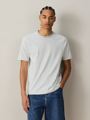 Grey Horizontal Stripe Ringer T-Shirt - Image 4 of 4