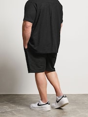 BadRhino Big & Tall Black Textured Shorts - Image 4 of 5