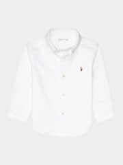Polo Ralph Lauren White Iconic Pony Oxford Shirt - Image 1 of 3
