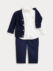 Polo Ralph Lauren White Iconic Pony Oxford Shirt - Image 3 of 3