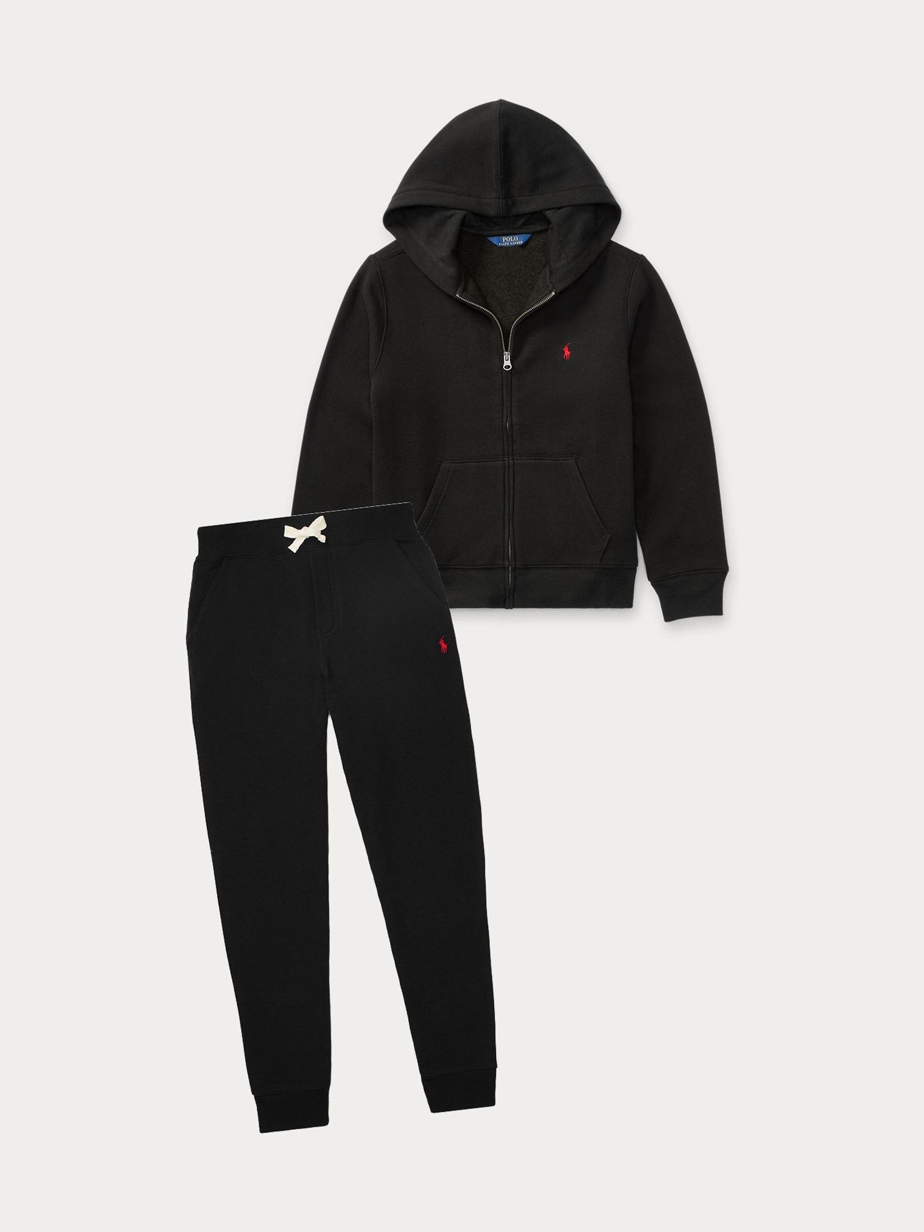 Buy Polo Ralph Lauren Black Zip Through Logo Hoodie from Next USA