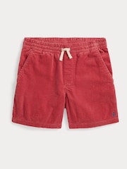 Polo Ralph Lauren Red Corduroy Prepster Shorts - Image 1 of 2