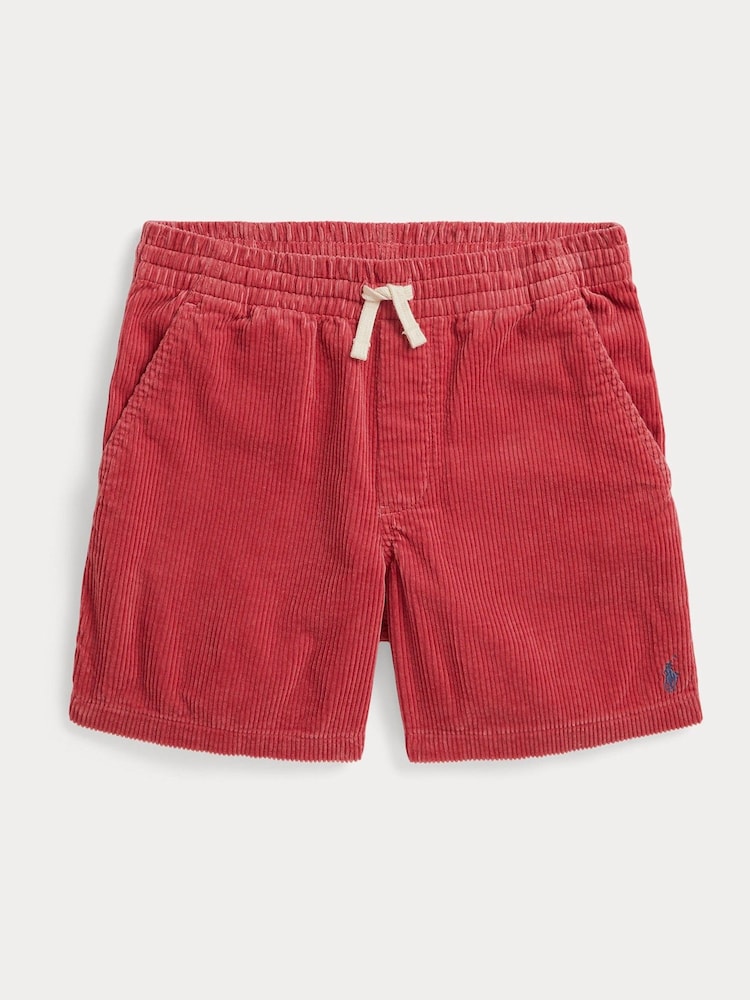 Polo Ralph Lauren Red Corduroy Prepster Shorts - Image 1 of 2