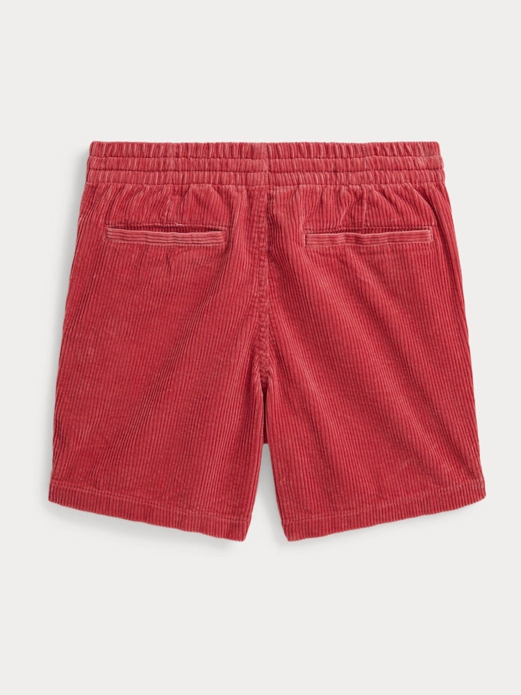 Polo Ralph Lauren Red Corduroy Prepster Shorts - Image 2 of 2