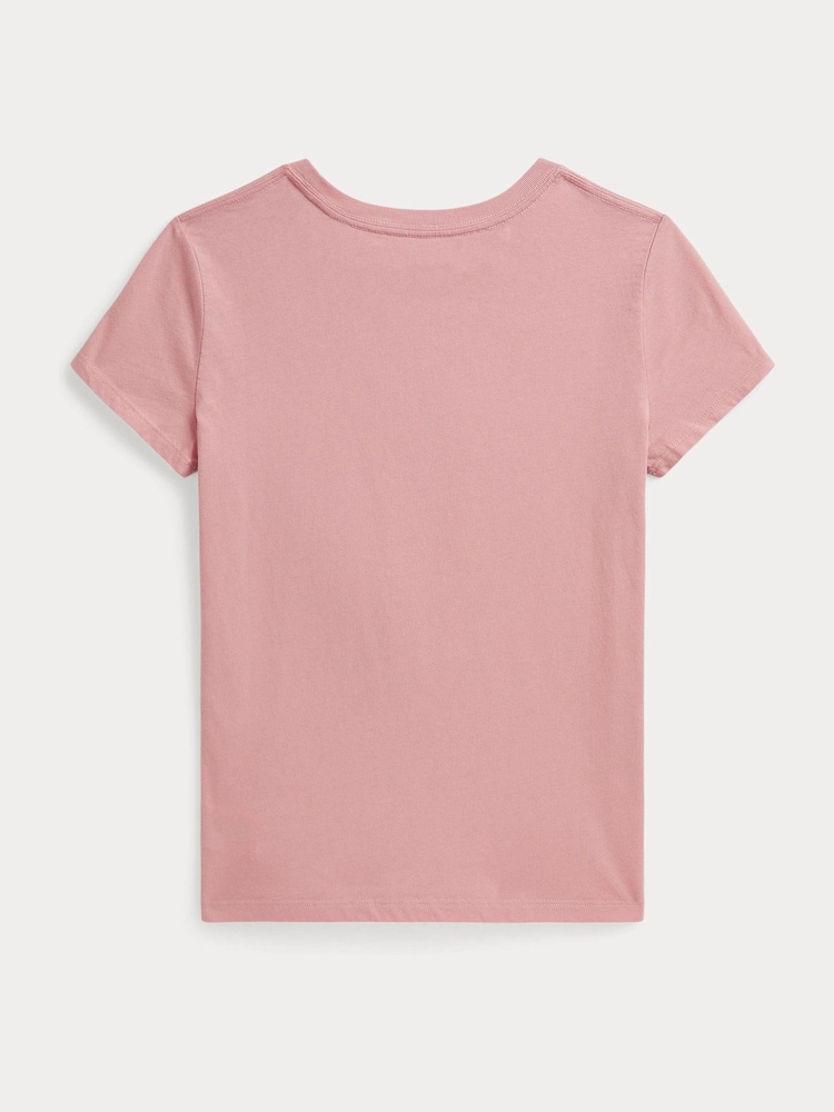 Polo Ralph Lauren Pink Bear Graphic T-Shirt - Image 2 of 2