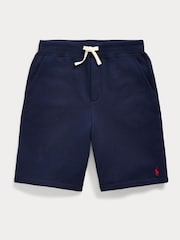 Polo Ralph Lauren Blue Logo Jersey Shorts - Image 4 of 5