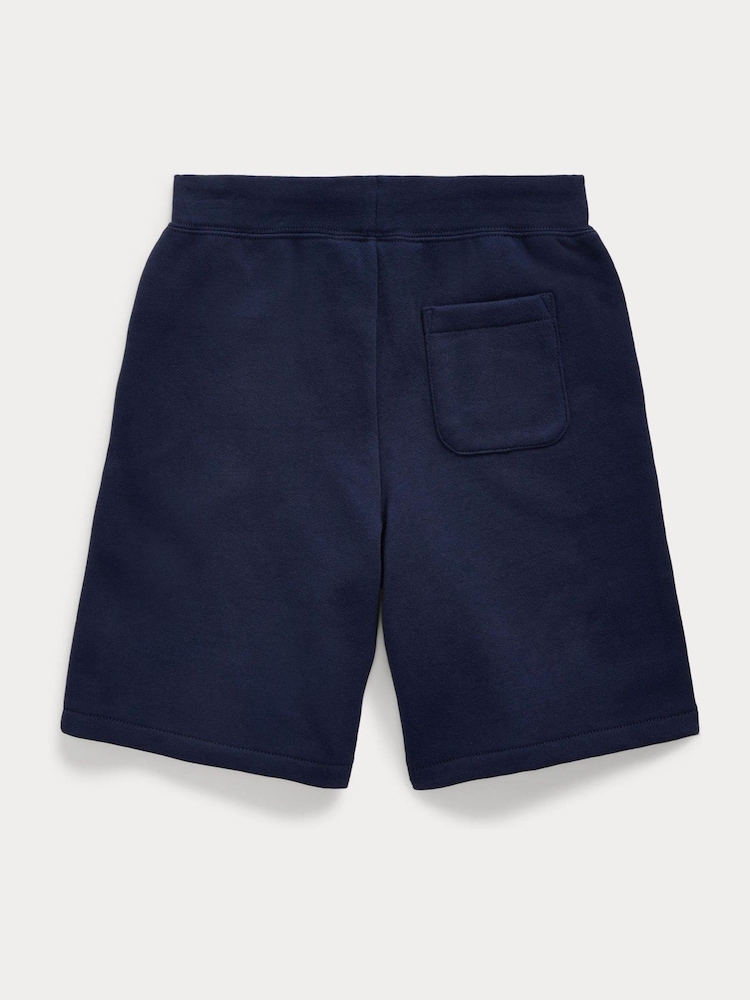Polo Ralph Lauren Blue Logo Jersey Shorts - Image 5 of 5