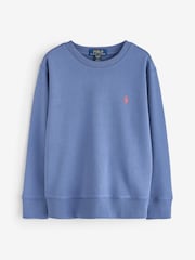 Polo Ralph Lauren Blue Jersey Logo Sweatshirt - Image 1 of 1