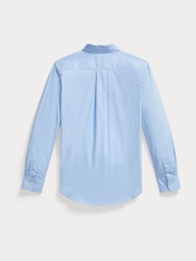 Polo Ralph Lauren Blue Poplin Classic Pony Logo Shirt - Image 3 of 3