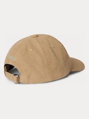 Polo Ralph Lauren Brown Canvas Polo Bear Woven Cap - Image 3 of 3