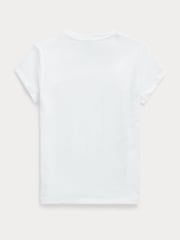 Polo Ralph Lauren White V-Neck Jersey T-Shirt - Image 2 of 2