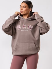 Gym King Grey Oversized Hoodie - Image 2 of 4