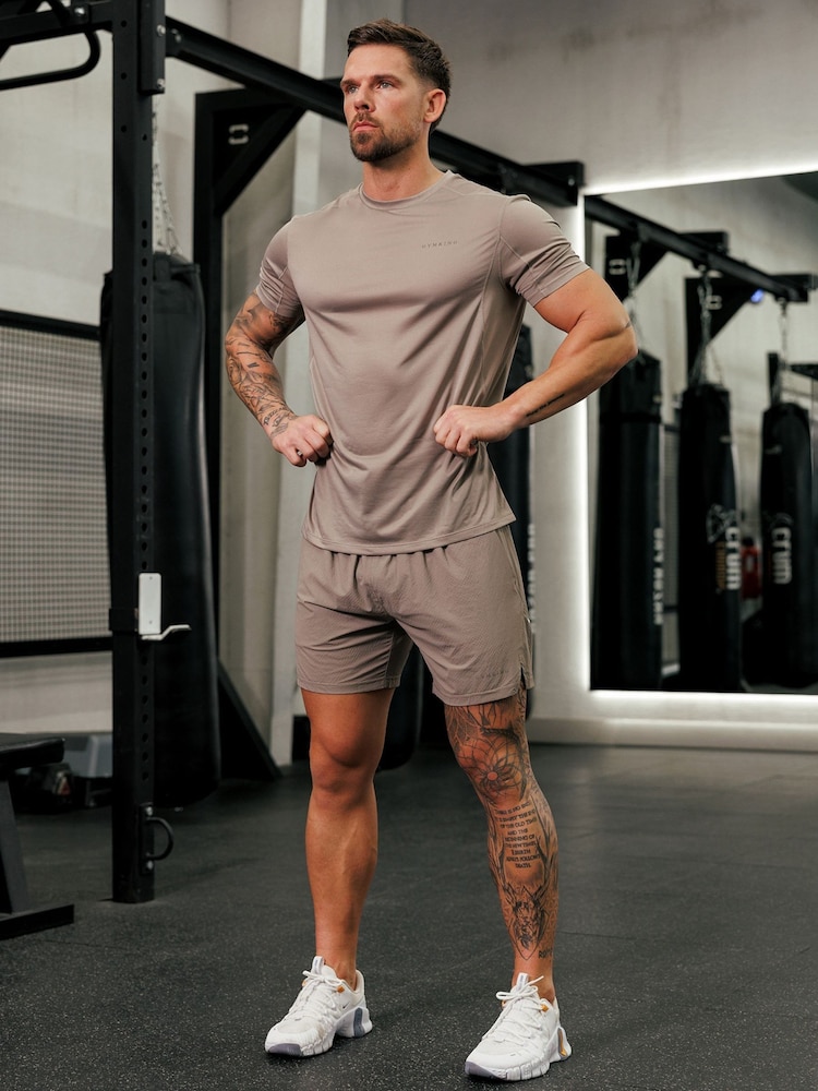 Gym King Grey Energise Shorts - Image 1 of 4 Gym King Grey Energise Shorts - Image 1 of 4