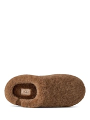UGG Brown Elea Fluffed Slip-On Slipper - Image 4 of 5