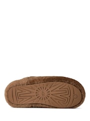 UGG Brown Elea Fluffed Slip-On Slipper - Image 5 of 5