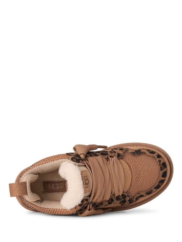 UGG Brown Lowmel Spotted Kids Trainers - Image 6 of 6 UGG Brown Lowmel Spotted Kids Trainers - Image 6 of 6