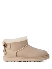 UGG Brown Kids Ultra Mini Bailey Bow Boot - Image 1 of 5
