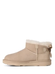 UGG Brown Kids Ultra Mini Bailey Bow Boot - Image 2 of 5