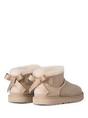 UGG Brown Kids Ultra Mini Bailey Bow Boot - Image 3 of 5