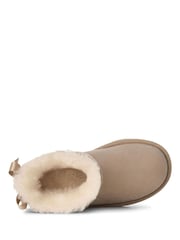 UGG Brown Kids Ultra Mini Bailey Bow Boot - Image 4 of 5