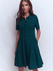 Boden Blue Bridget Ponte Short Dress - Image 4 of 7