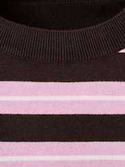 Mango Brown Stripe Long Sleeve Jumper - Image 2 of 2